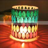 Hand Made Candle Mosaic Warmer Glass