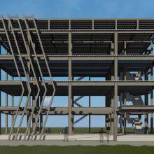 Four Floor Pre-engineering Building Steel Structure Building Structural Steel Building Steel Structure Frame thumbnail-2