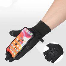 Full Finger Cycling Gloves Winter Fleeced Outdoor Cycling Glove Warm Comfortable Outdoor Glove thumbnail-5