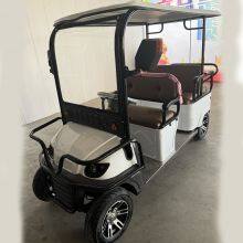 New Popular 1000W 4 Wheel Electric 6 Seater Golf Cart With Roof thumbnail-2
