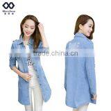 Denim Jacket Ready Made Quality Womens Jackets GBW-2239 thumbnail-1