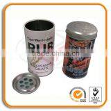 Round Pepper Metal Tin Can