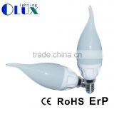 360degree Led Lighting Fully Glass Housing E27 C30 Led Lamp 4W 300lm C30 2835smd Candle Bulbs AC220-240V C30 LED thumbnail-6