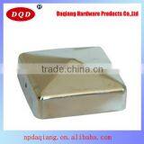 Top Sale 121x121mm Orbicular Shape Spray Paint Iron Fence Post Caps With Daqiang Supply