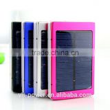 Outdoor Waterproof Solar Mobile Power Bank Charger 12000mAh