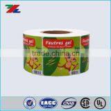 Customized Waterproof Sunproof PVC Clear Adhesive Labels