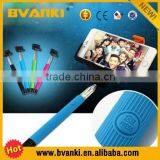 Wholesale Extendable Camera Tripod Handheld Colorful Wireless Monopod Bluetooth Selfie Sticks With Bluetooth Shutter Button thumbnail-6