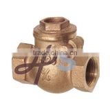 Bronze C83600 material female swing check valve