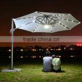 LED Umbrella Wind Resist Standard Size Solar Umbrella Patio Outdoor Solar LED Umbrella Quality Choice