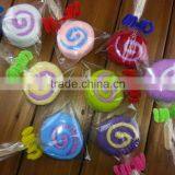 Cheap Bulk Christmas Gifts Sweet Cotton Promotional Lollipop Shape Towel Cake Supplier's Choice thumbnail-3