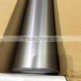 New fashion silver brushed metallic chromed automotive adhesive vinyl film