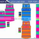 Dazzle Colour Stripe Fashion Vest thumbnail-2