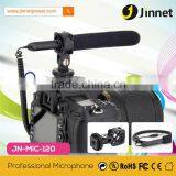 JN-MIC-120 High Quality Stereo Wired Dynamic Microphone for Canon 70D 60D 600D 5D2 EOS 550DRebel T2i/ Camera thumbnail-3