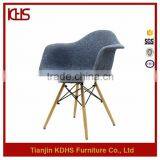 Beautiful 2016 Best Modern Various Bright Color Full Fabric Covered Leisure Chair thumbnail-1