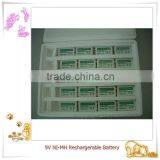 9v Battery 110mah Nimh 9v Rechargeable Battery for Electric Car Toys thumbnail-2