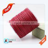 Red Nappa Sheepskin Leather Cord With Outer Stitched for Fashion Jewelry Findings thumbnail-1