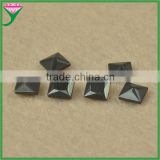 factory in china machine cut square shape faceted hematite