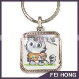 Special Price Great Supplier Cute Little Cat Digital Printed Keychain for Gift