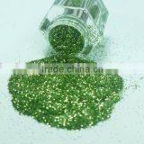 0.2mm Apple Green Color Glitter Powder thumbnail-1
