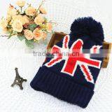 Winter Ski Beanies Knit Hats With Pom Pom for Lady thumbnail-5