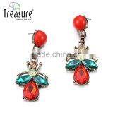 Chinese Style Crystal Drop Earing by Handmade thumbnail-1