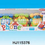 Plastic Classics Cartoon Music Phone Sliding Car Toys thumbnail-2