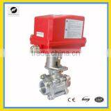 CTF-002 2 Way Electric Water Industrial Ball Valve With UPVC and SS304/316 Material for Industrial