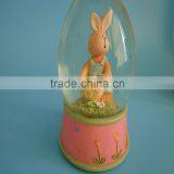 Customized Rabbit Snow Globe Craft for Home Decoration thumbnail-6