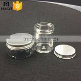 Dry Food/face Cream/pomade Seal PET Plastic Jar Transparent With Aluminium Lids Quality Choice thumbnail-5
