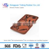 Dongguan fashionable rabbit shape brownie sugar silicone chocolate tray