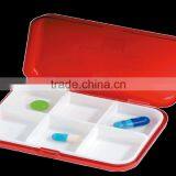 Cross Rectangle Pill Box With Removable 6 Cases Solid White Inner Tray thumbnail-3