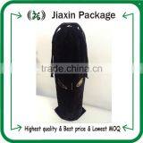 2015 Gold Printing Drawstring Velvet Bag for Wine Bottle Package thumbnail-3