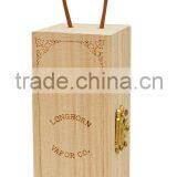 Cheap Wooden Wine Bottle Box Wooden Wine Box Single Bottle Wine Box thumbnail-4