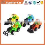 4 Pcs Back Inengineering Vehicle Mini Truck Toy thumbnail-1