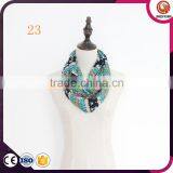 Wholesale Infinity Scarf Fleece Snood Custom Scarf Soft Polar Plush Aztec Nordic Deer Loop Scarf thumbnail-4