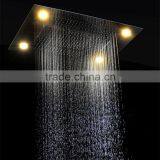 Stainless Steel Bathroom Accessories Rainfall Waterfall Water Screen Shower Head Remote Control Shower Bath thumbnail-2