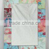 Chic French Style Distressed Decorative Wooden Mirror Frames thumbnail-1