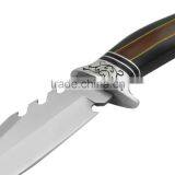 7 Inch Fixed Blade Hunting Knife With Pakka Wood Handle thumbnail-4