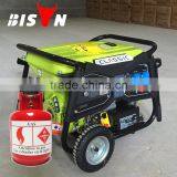 BISON(CHINA) Copper Wire Three Phase 3kw Gas Generator