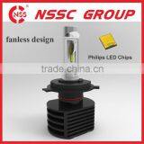 Super Bright H4 Base NO Fan 4000 Lumens 12V Automotive Bulbs Headlight From NSSC Auto or 3 Meters 5S Led Motorcycle Headlight thumbnail-2