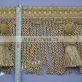 High Quality Rayon Bullion Fringe for Curtain Decorations thumbnail-4