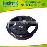 USB 2.0 COMBO MINI5 USB DESK GROMMET thumbnail-1