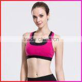 Quick Dry Cross Back Women Sport Gym Yoga Bra Top thumbnail-3