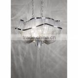 0807-3 20 Contemporary Silver Hotel Chandeliers Chain Shining Luxury Chandelier Lighting