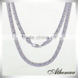 Copper Jewelry Design Athenaa Brand Name Silver Best Friend Necklace thumbnail-2