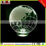 Tellurion 3D Remote Control Night 7 Colors Change LED Desk Table Light Lamp