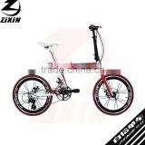 20" 451 inch aluminum alloy frame folding Disc brake bike bicycle with colorful tyre patent