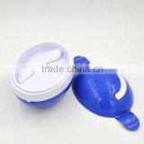 Whole Sale Kids Plastic Lunch Box With Handle/round Shasped Bento thumbnail-4