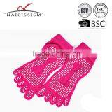 Cheap OEM Service Supply Type Yoga Socks Toe Sweat-absorbent Yoga Socks thumbnail-3