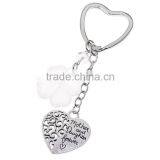 Mother and Daughter Forever Best Mom Gift Love Heart Pendant Key Chain thumbnail-3